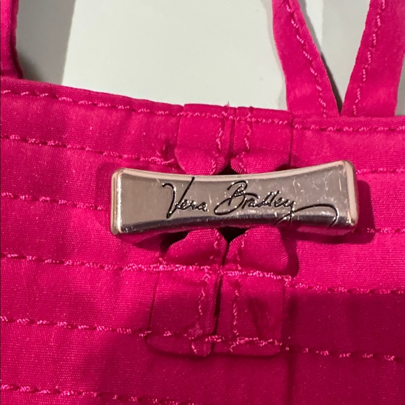 Vera Bradley Pink Quilted Tote Bag - Picture 2 of 3